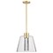 Nuvo Aura, 12 Inch LED Pendant, Brushed Brass, K9 Bubble Crystal, 3000K CCT 62/2182 - alternate 6